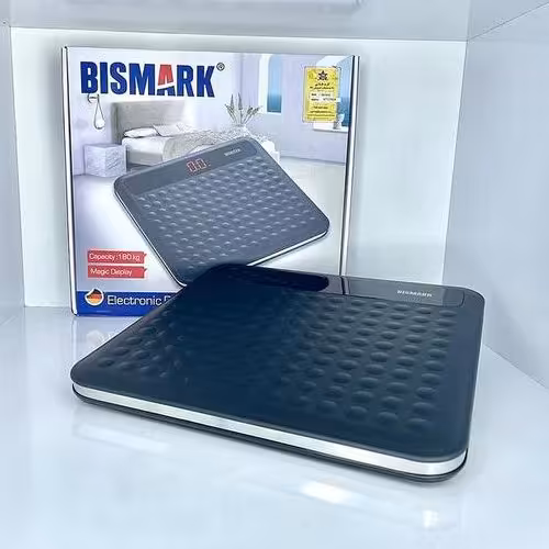 ترازو دیجیتال(وزنه حمام)بیسمارک اصلی مدل BM4455 صفحه مشکی 