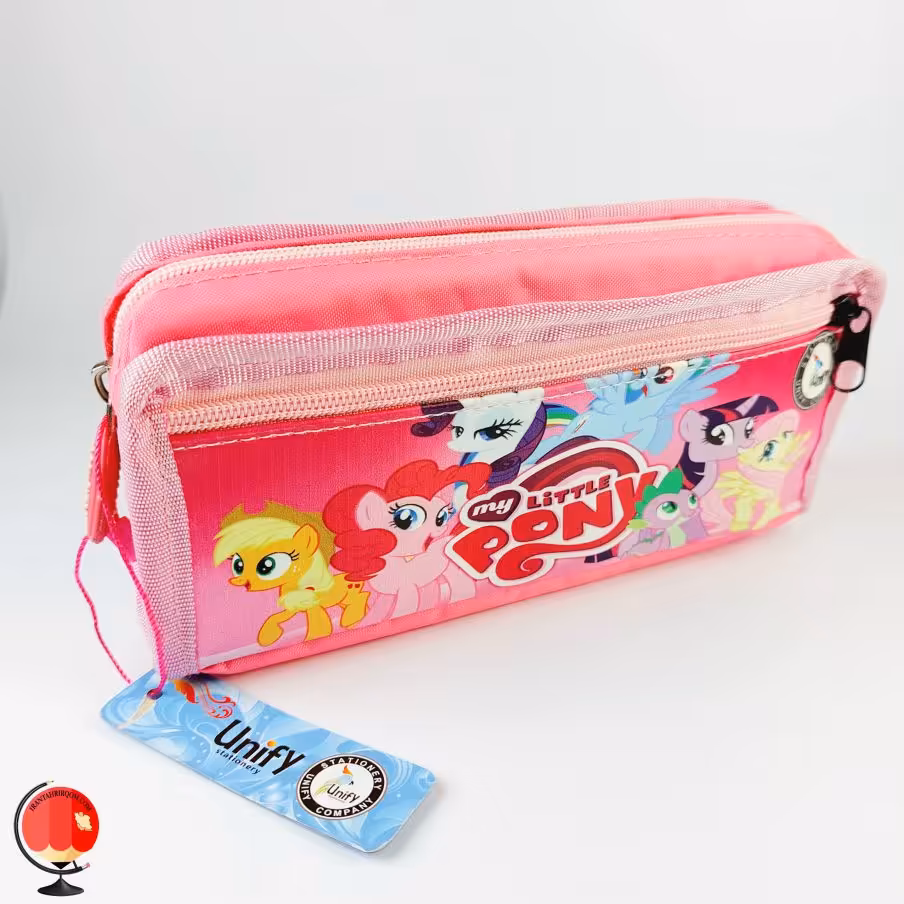 جامدادی دخترانه یونیفای طرح پونی