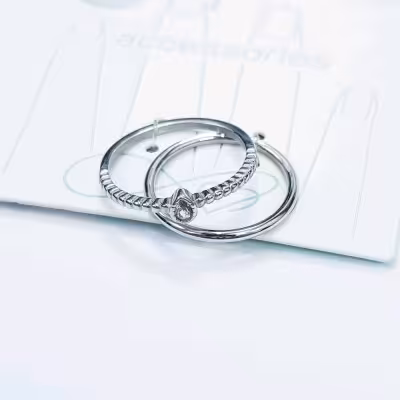 پک انگشتر و حلقه استیل ، کیفیت عالی ، مناسب استفاده دائم روزانه