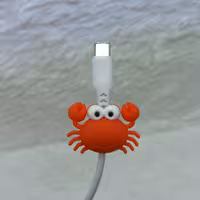 محافظ کابل شارژ عروسکی طرح خرچنگ