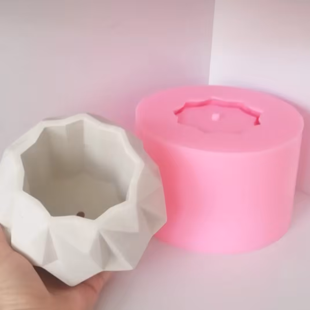 قالب سیلیکونی گلدان نئون 