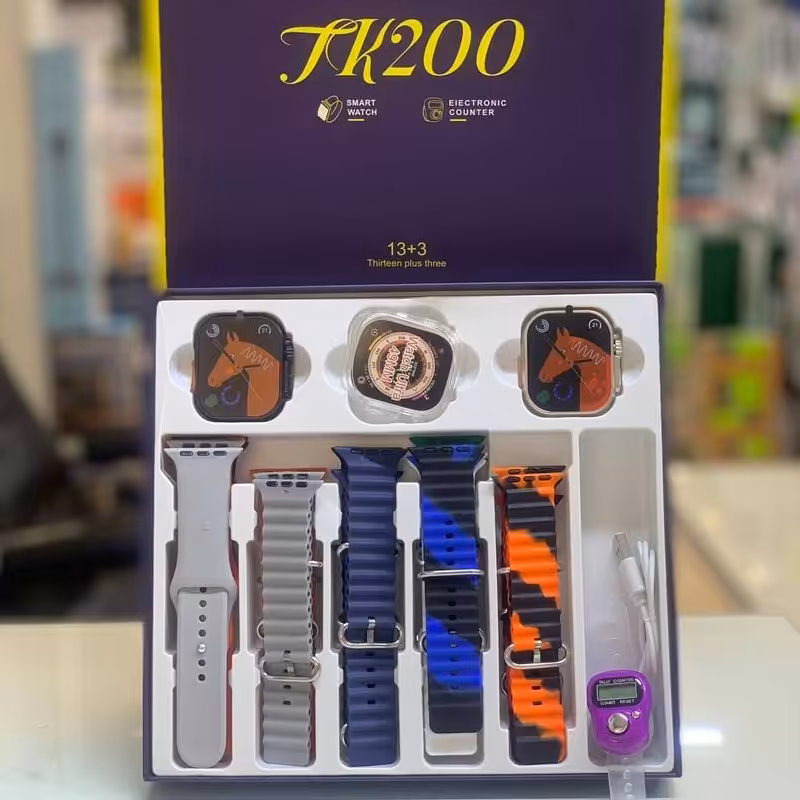 پک دو ساعت هوشمند اولترا با 13بند و ذکر شمار مدل Tk200