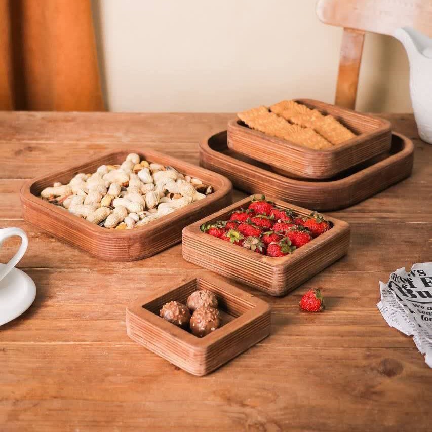 سینی پنج تکه مربع