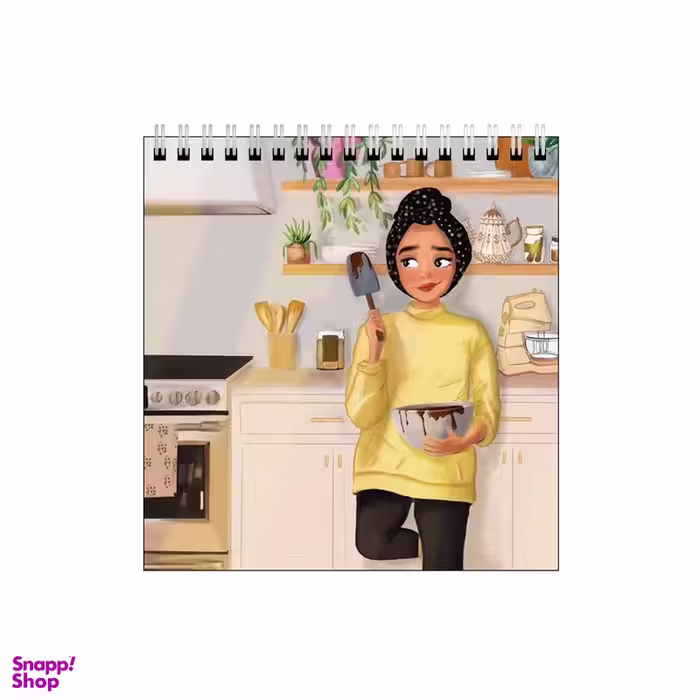 دفتر طراحی طرح دختر کیک پز کد 6818714