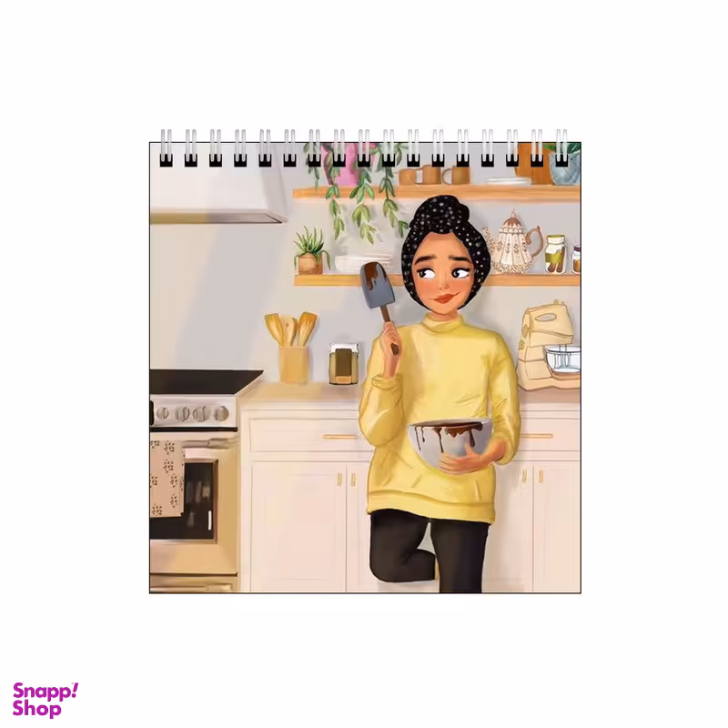 دفتر طراحی طرح دختر کیک پز کد 6818714