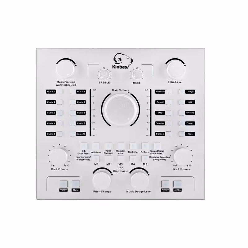 کارت صدا استودیو کینباس مدل T10 قابل استفاده برای مهمانی و شخصی 