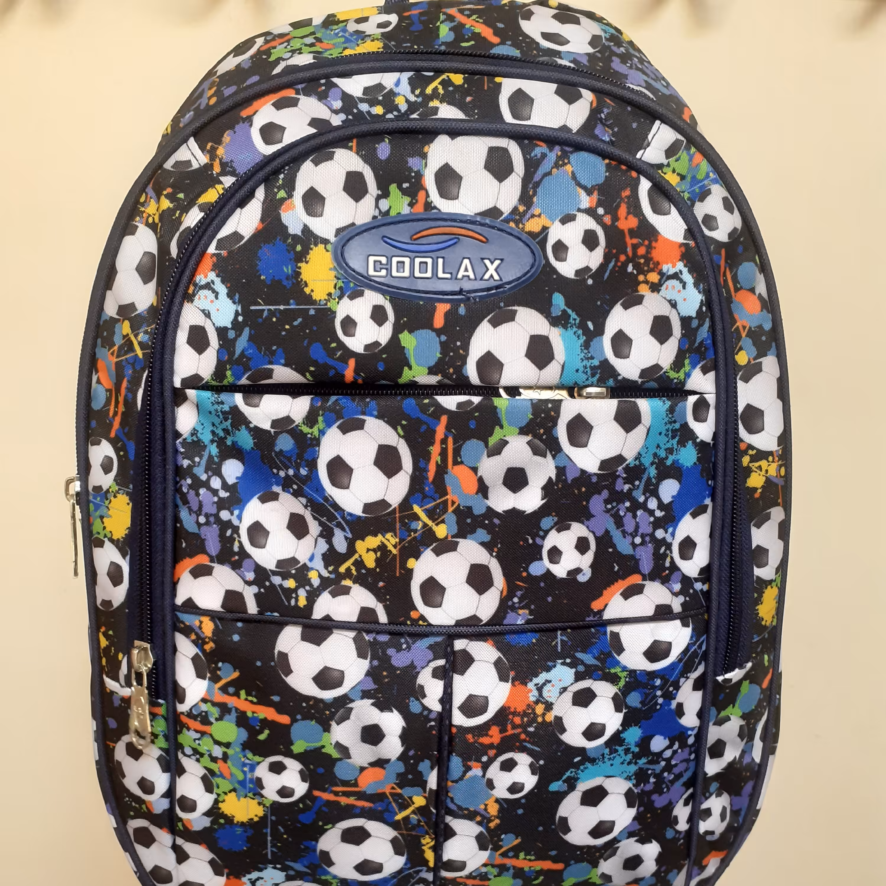 کیف مدرسه ای کوله با طرح توپ