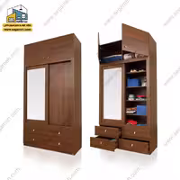 کمد لباس کد COP68 - فروشگاه سه گامه