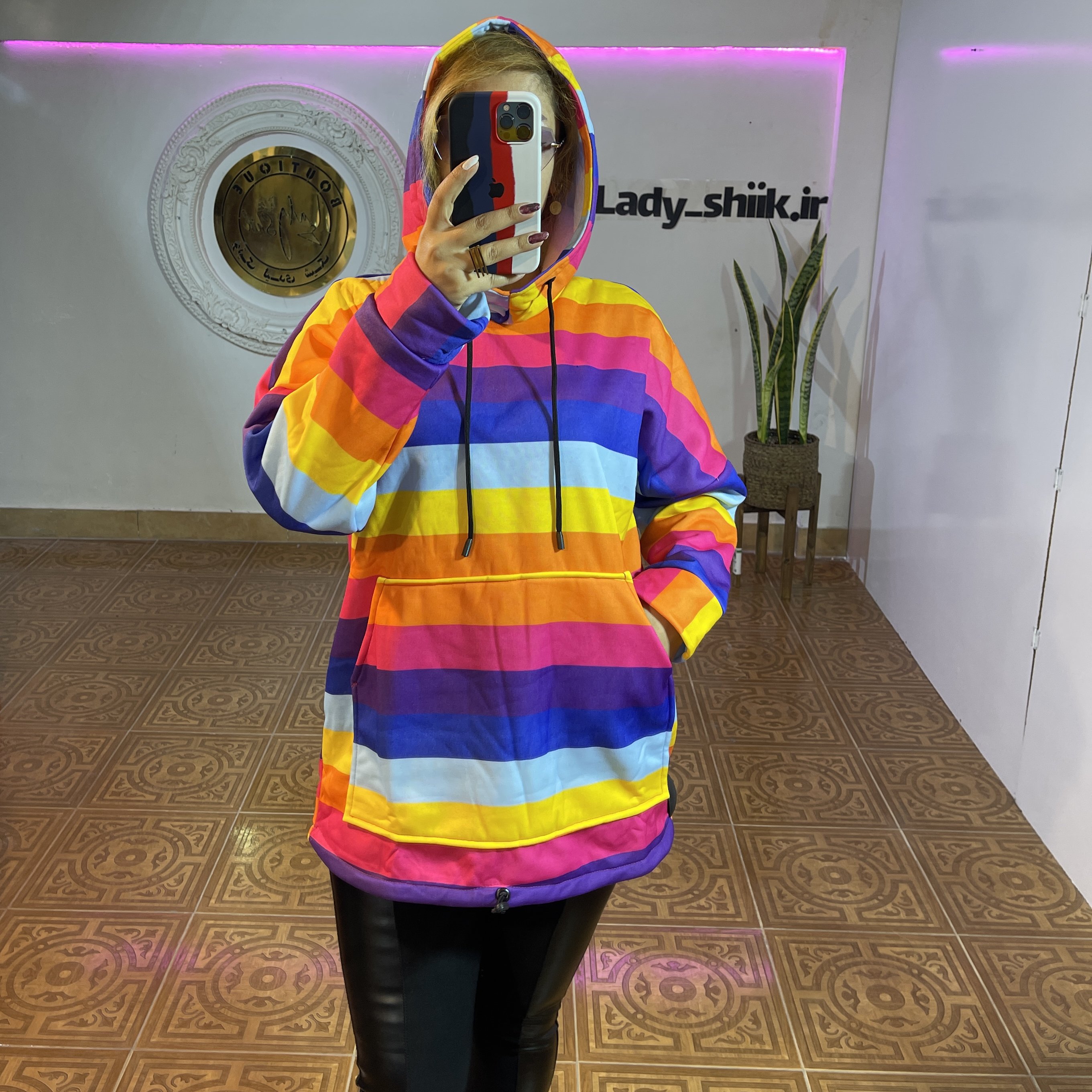 هودی رنگی رنگی کد 1786