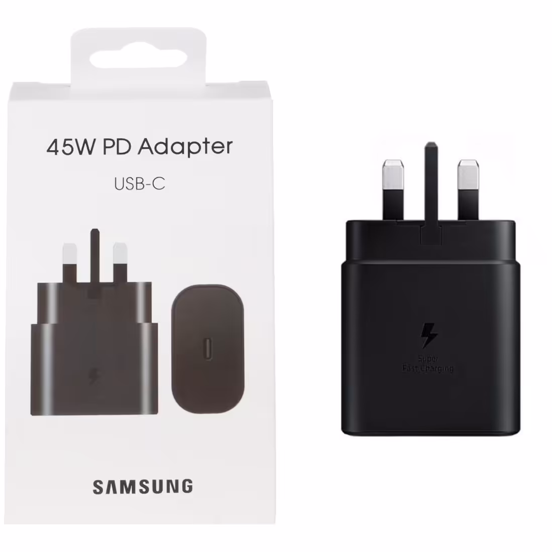 کلگی شارژر سه پین اصلی سامسونگ 45W