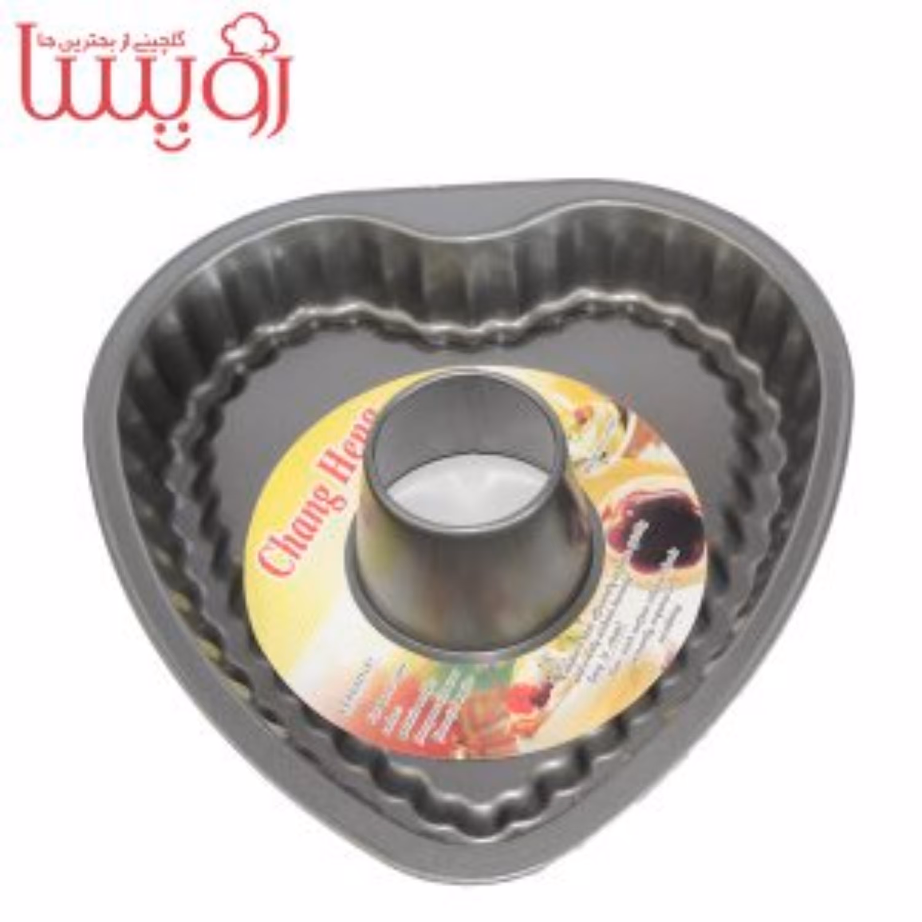 قالب تفلون قلب شیفون دار