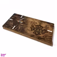 ساعت دیواری چوبی چارگوش (Chargosh) سری چ هوم مدل rc21