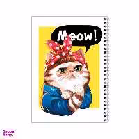 دفتر مشق 100 برگ بامبیلیپ طرح گربه قوی  کد 5081300