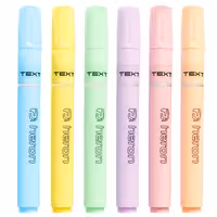 ماژیک علامت گذار هرون مدل پاستلی مجموعه 6 عددی