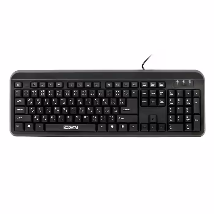 کیبورد USB سادیتا مدل SK-1800SSADATA SK-1800s USB Wired Keyboard