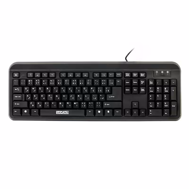 کیبورد USB سادیتا مدل SK-1800SSADATA SK-1800s USB Wired Keyboard