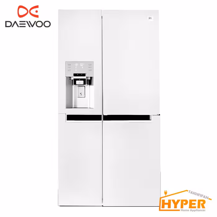 یخچال فریزر ساید بای ساید دوو D4S-0034MW سفید متالیک