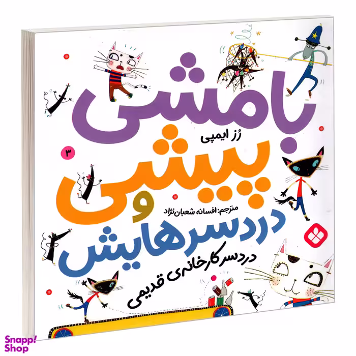 کتاب بامشی پیشی و دردسرهایش 3 دردسر کارخانه ی قدیمی اثر رز ایمپی انتشارات پنجره