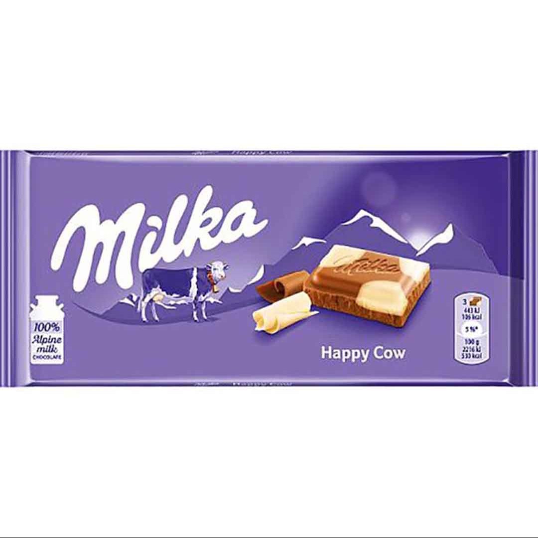 شکلات میلکا 100 گرم مدل Mika Happy Cows