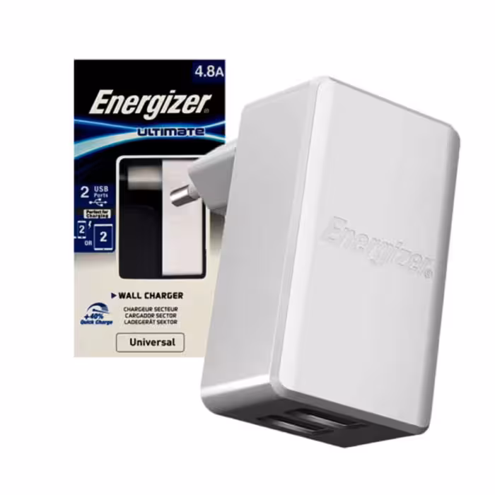 شارژر دیواری انرجایزر دو پورت 