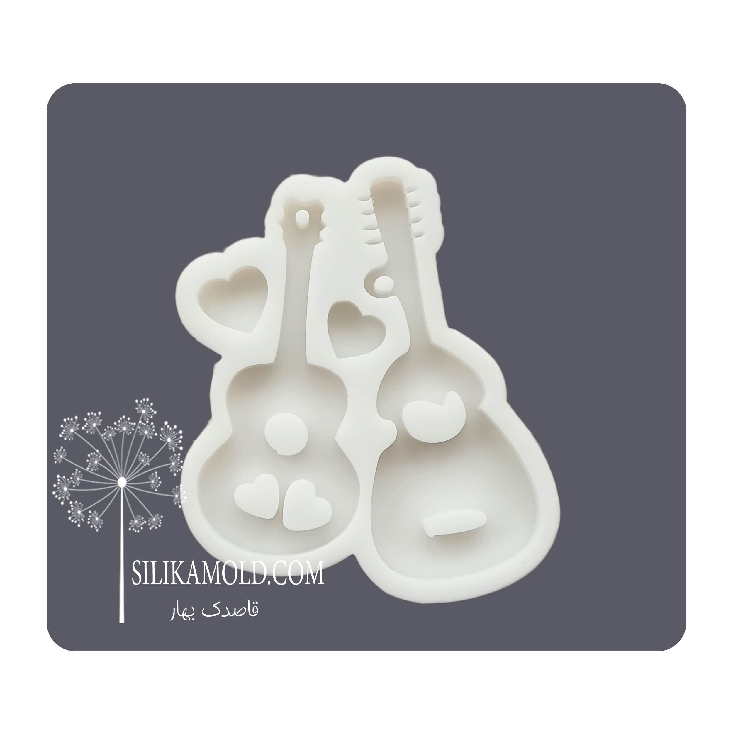 قالب سیلیکونی رزین مدل گیتار کد Guitar1