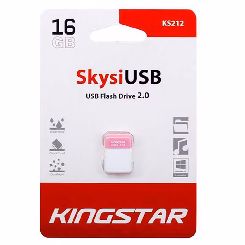 فلش 16 گیگ کینگ استار Kingstar Skysi KS212 صورتی