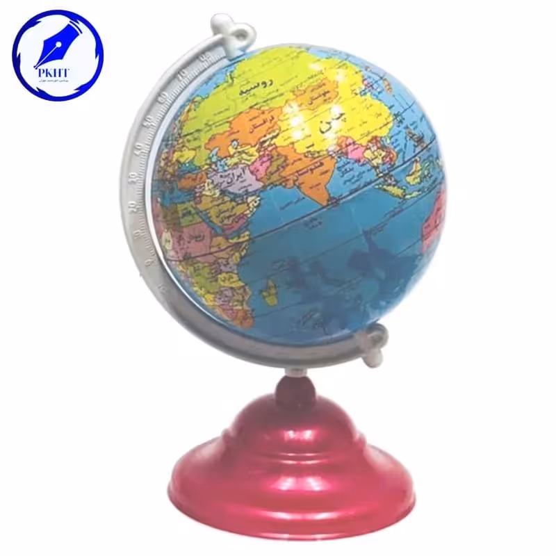 کره جغرافیایی پایه پلاستیکی سایز 10