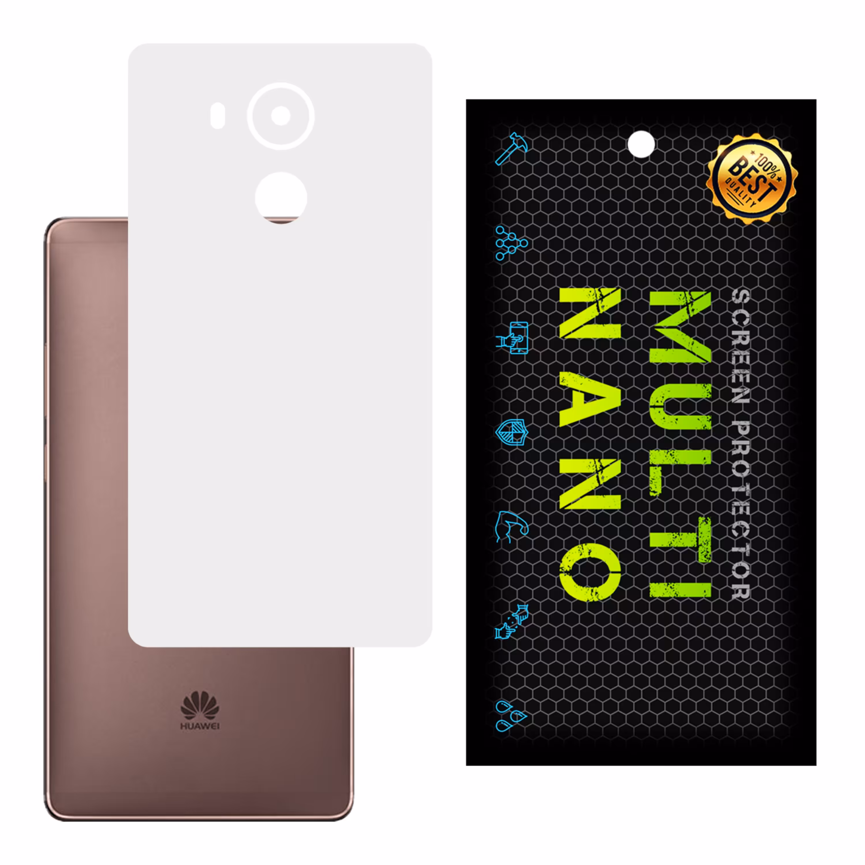 برچسب پوششی MultiNano مدل X-F1M- White برای پشت موبایل هواوی  Mate 8