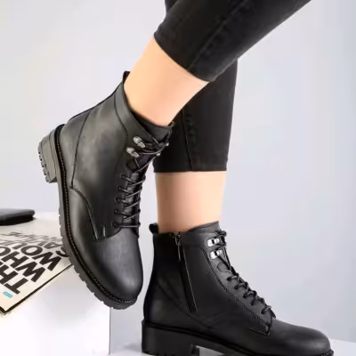 نیم بوت بغل زیپ