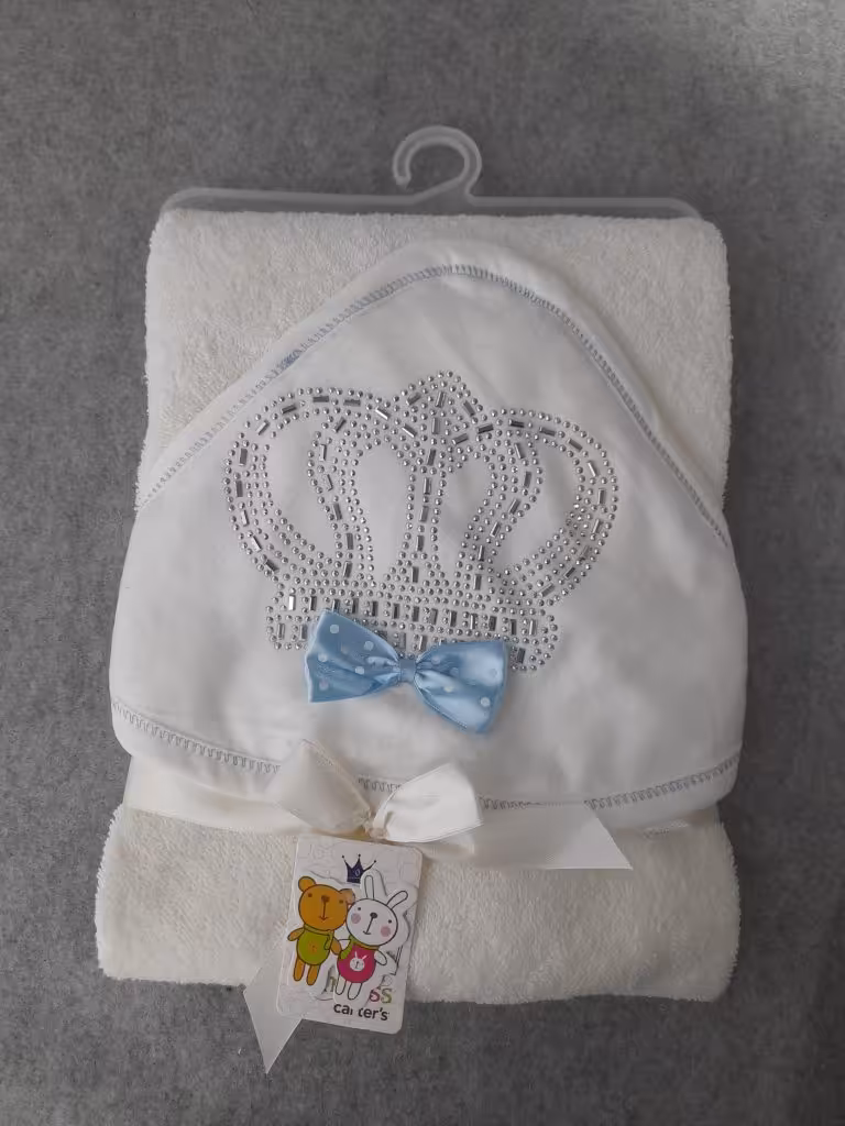 حوله ولیف نگین دارپرنس تاج وپاپیون آبی