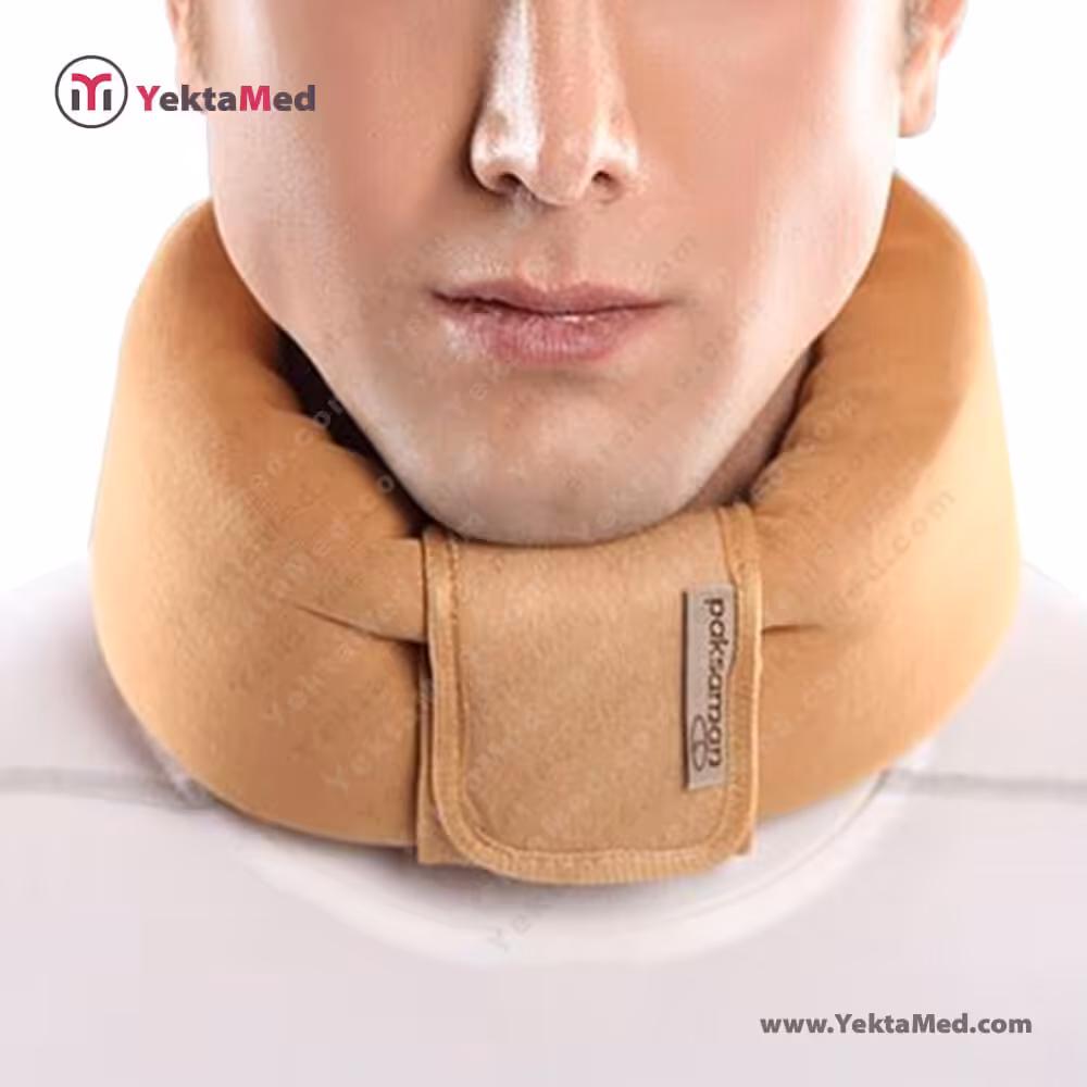 گردن بند طبی نرم پاک سمن کد 040 - یکتامد YektaMed