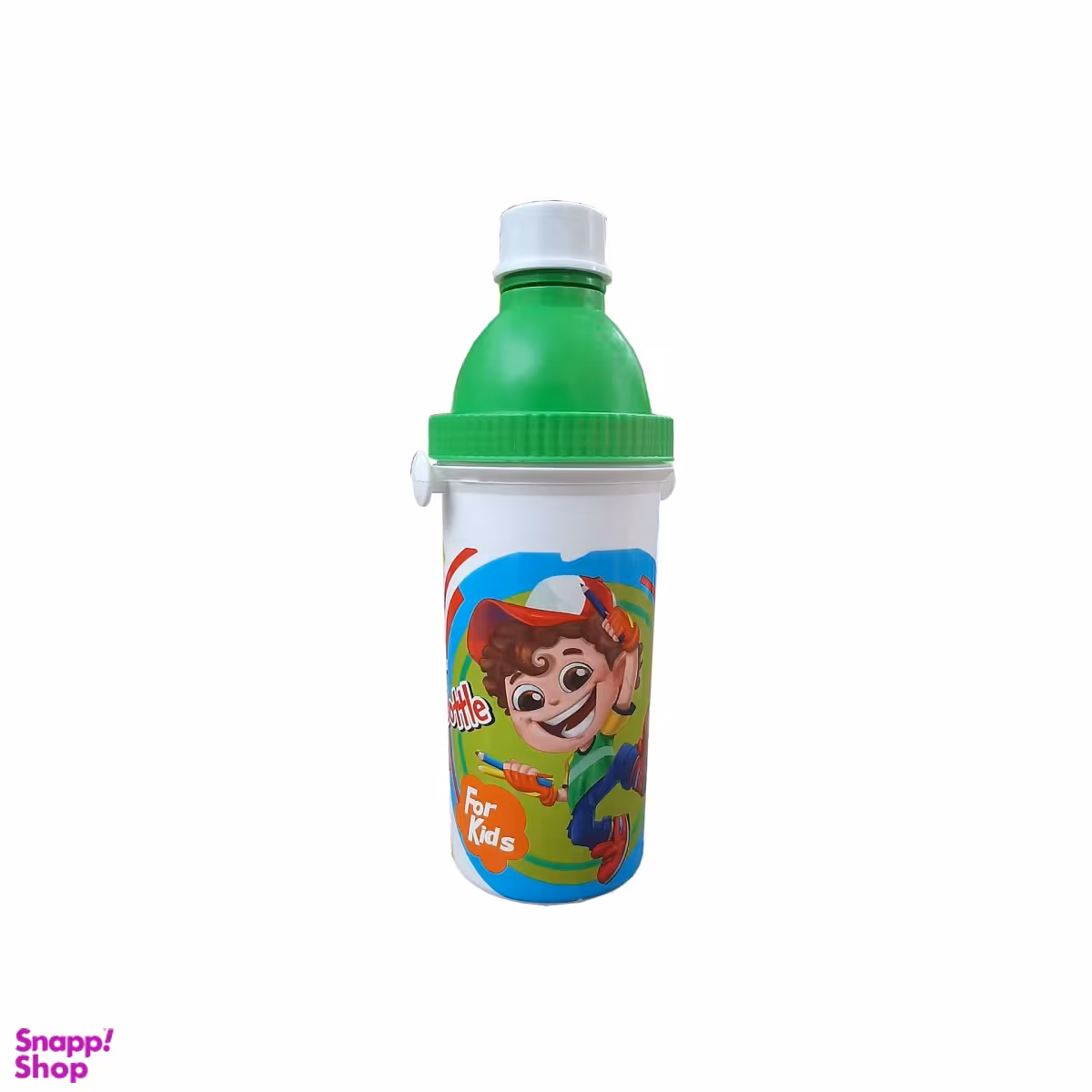 قمقمه کودک آریا (Arya) کد 6025 طرح پسر مو فرفری ظرفیت 0.5 لیتر