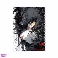 دفتر مشق 100 برگ بامبیلیپ طرح گربه خشمگین کد 4235824