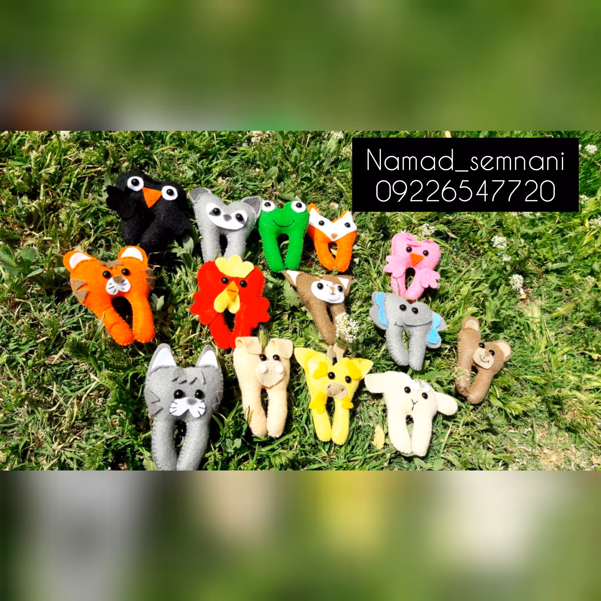 گیفت دندونی طرح حیوانات پک 8 عددی