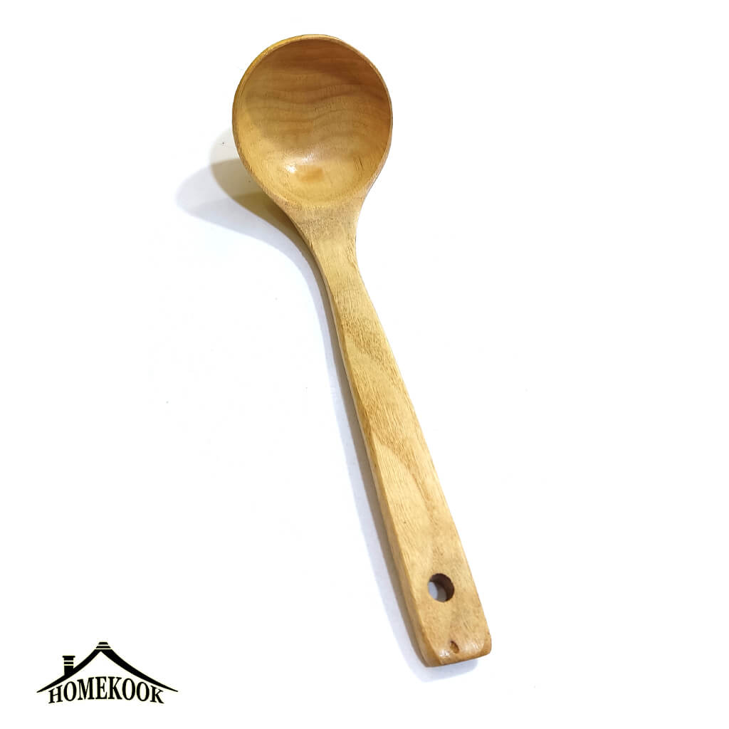 ملاقه چوبی گود دسته بلند