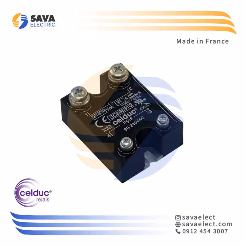 خرید رله الکترونیکی (SSR) تک فاز 95 آمپر SC868910 سلدوک فرانسه | ساوا الکتریک