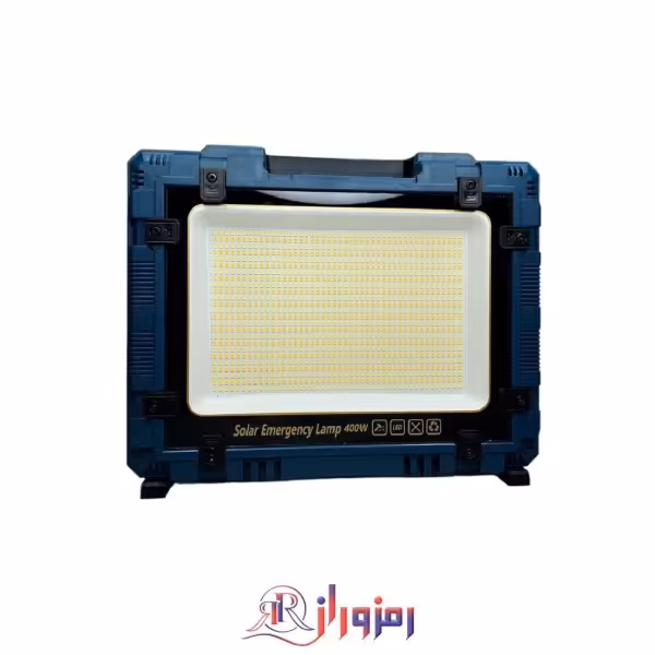 پروژکتور شارژی خورشیدی 400 وات مدل W8109-2