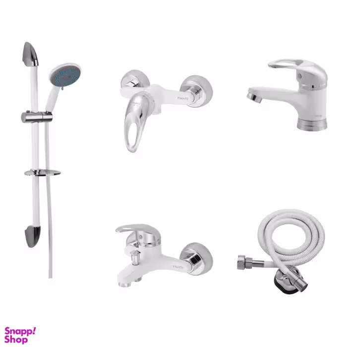 ست شیرآلات فاخته مدل اورانوس کد SKBSINK مجموعه 5 عددی