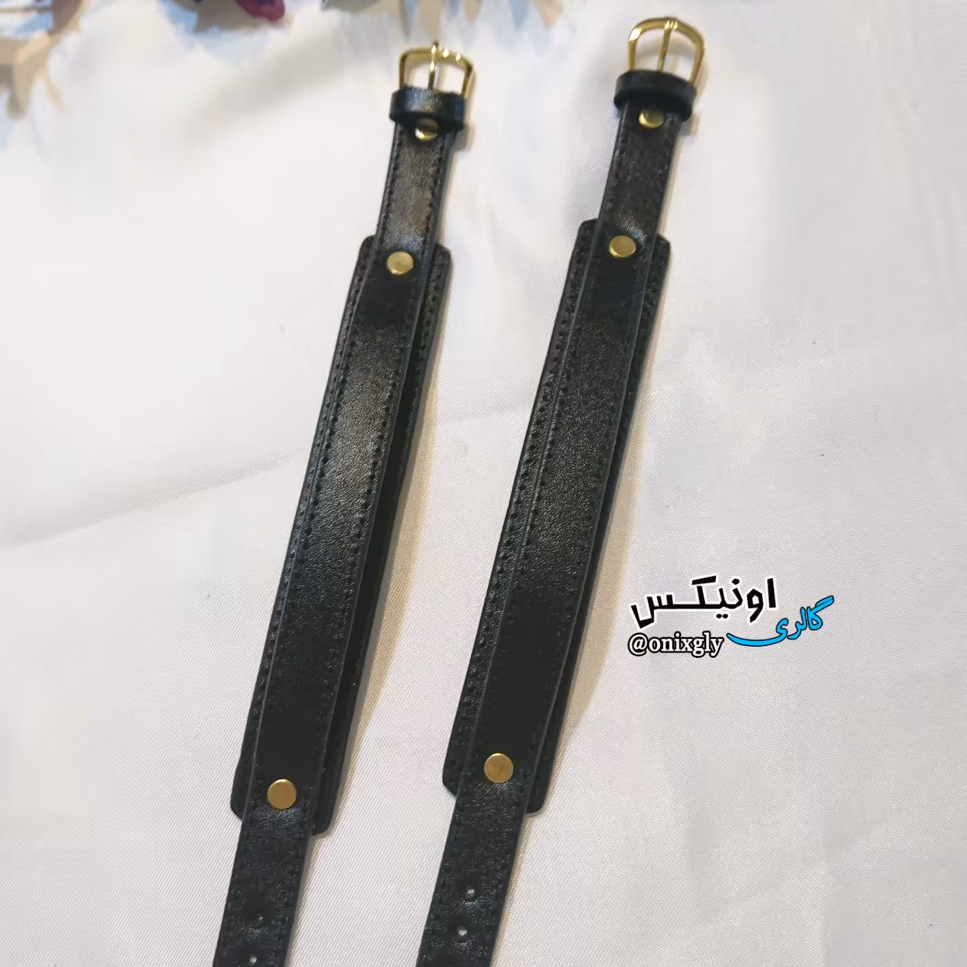 دستبند چرم دوبل