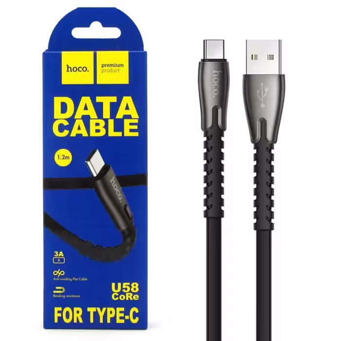 کابل شارژ تایپ سی Type-C هوکو HOCO U58