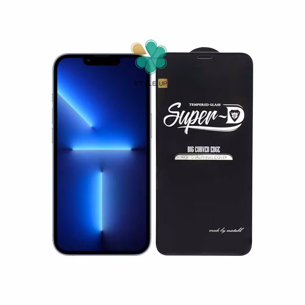 گلس گوشی اپل آیفون iPhone 13 Pro Max تمام صفحه Super D