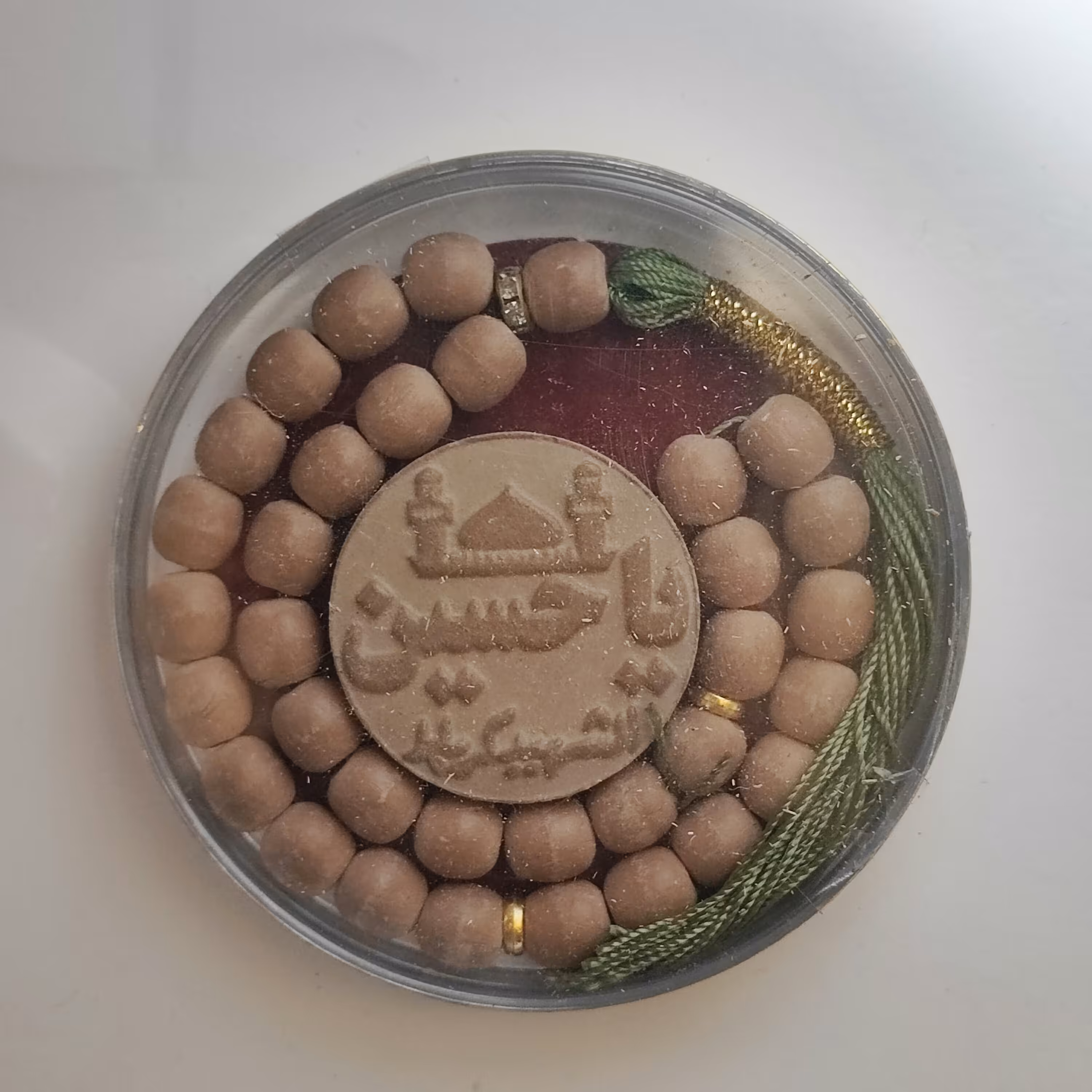 پک تسبیح و مهر  کربلا  کد 05 نقره جات لطفی