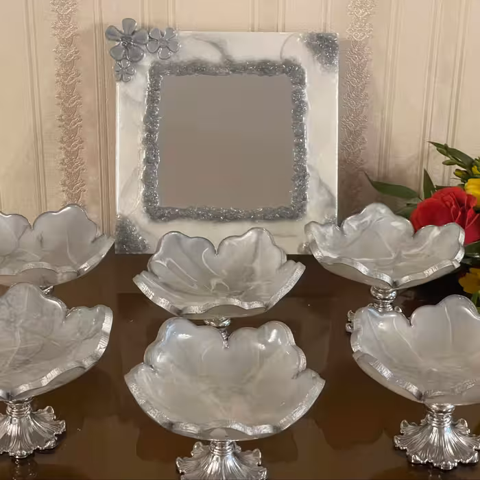 هفت سین رزین طرح مرمر