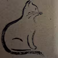 مهردستسازگربه نشسته