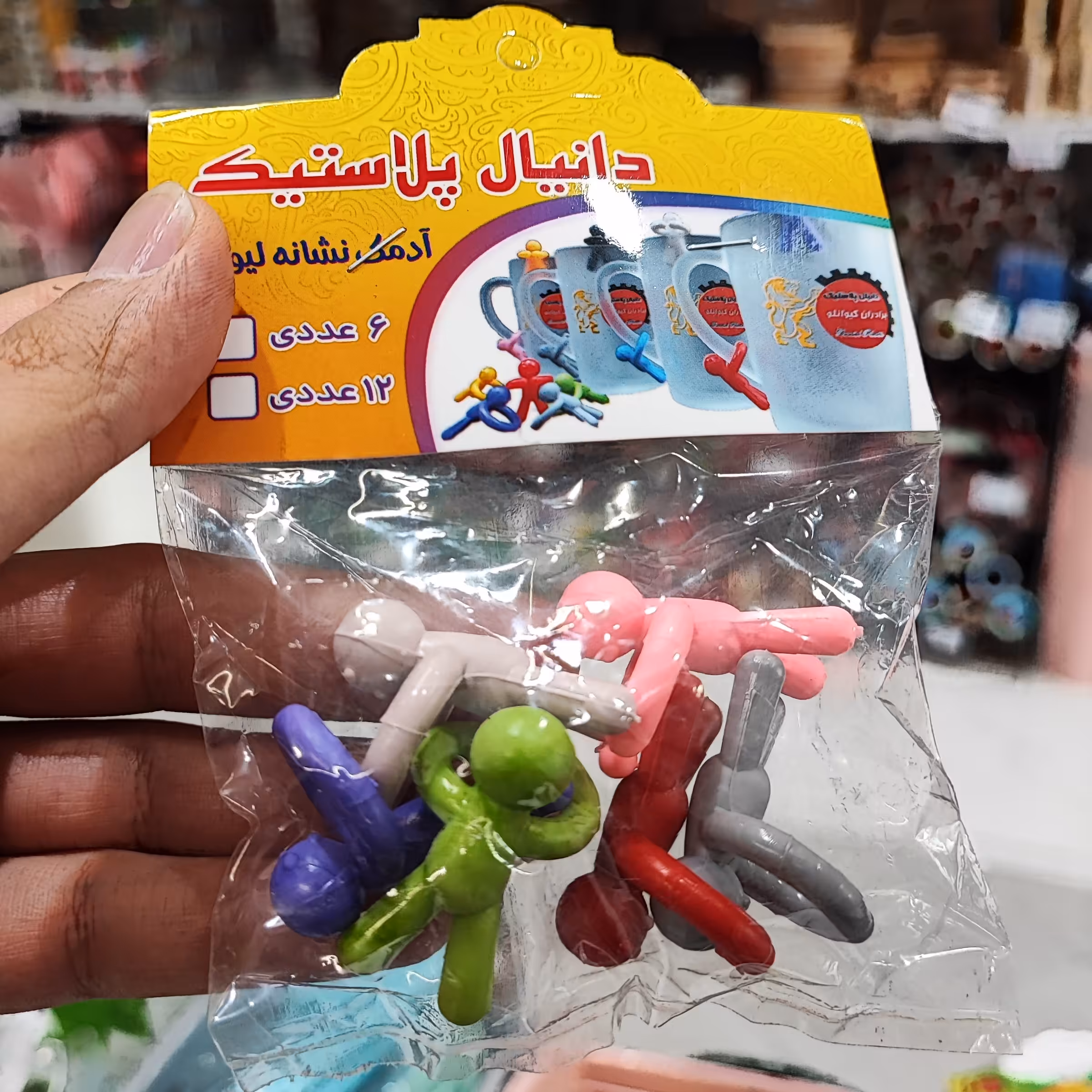 آدمک نشانگر  لیوان 6 عددی