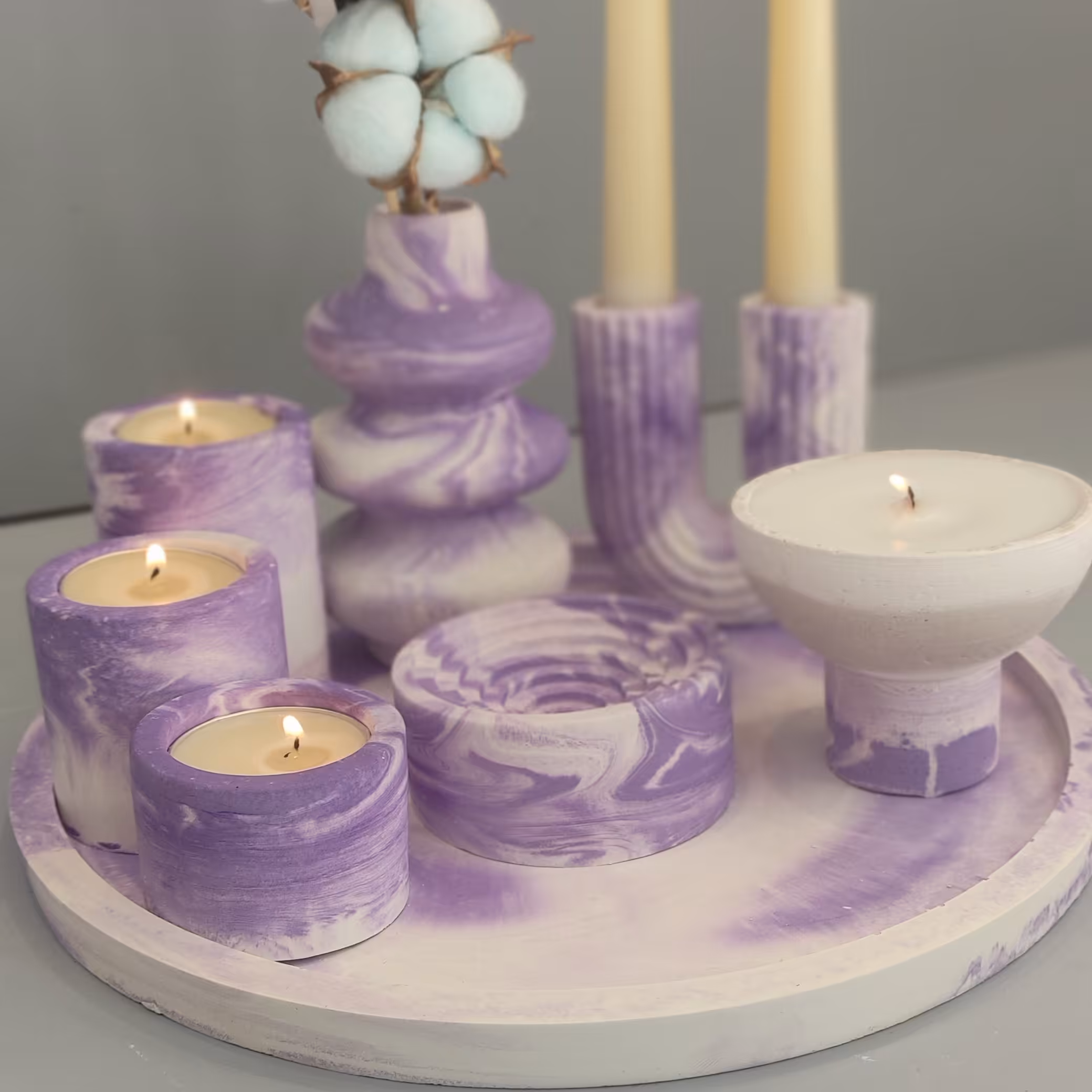 اکسسوری شمع بتن