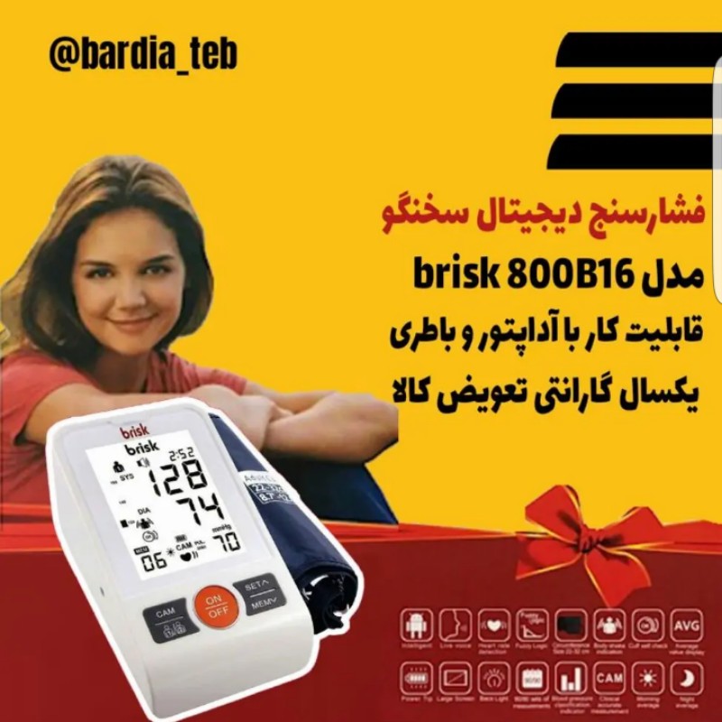 فشارسنج بریسک (Brisk) مدل PG800-B16