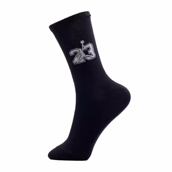 جوراب ورزشی جردن کد JD-500 | نیم ساق | مشکی