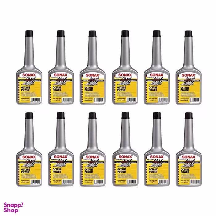 مکمل سوخت سوناکس مدل Octan Power حجم 250 میلی لیتر بسته 12 عددی