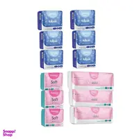نوار بهداشتی پنبه ریز مدل Sh6_M3_S3 مجموعه 12 عددی